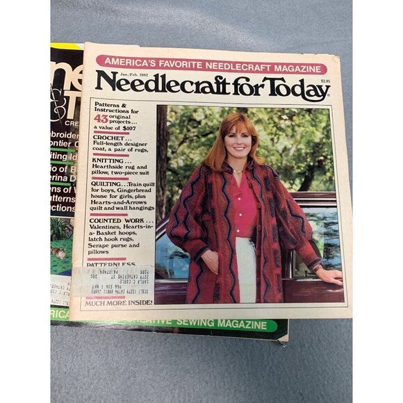 Vintage Needlecraft & Sewing Magazines 1983 Lot - Patterns & Instructions - Picture 2 of 7